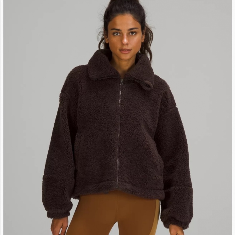 Lululemon Cinchable Fleece Jacket.